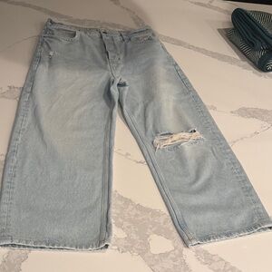 Free People deep trance dropped boyfriend Jean size 29